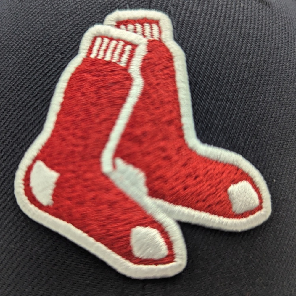 New Era 9FORTY Boston Red Sox Hat Navy MLB Adjustable Hook Loop Baseball Cap - Picture 5 of 11